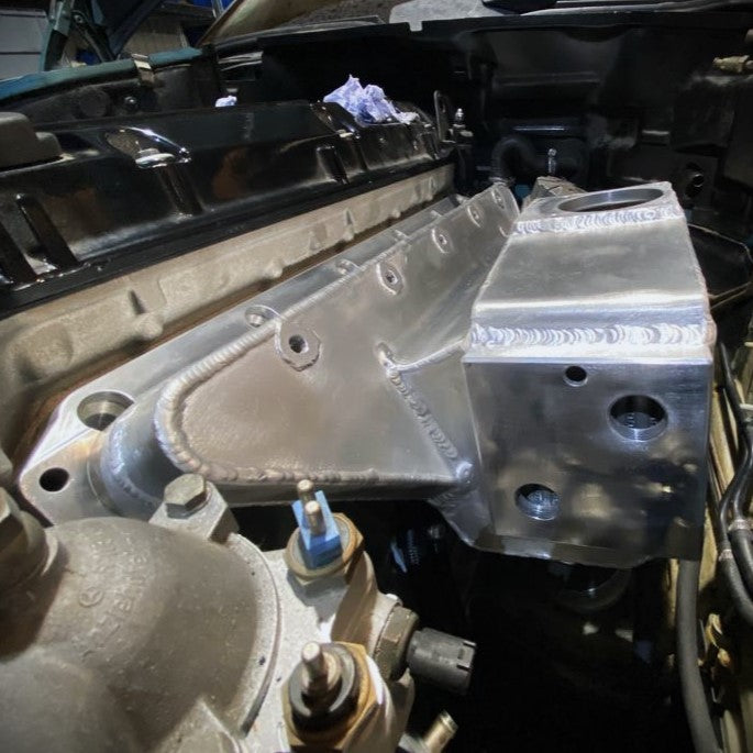 Mercedes M104 2.8l 3.2l Turbo-Ansaugbrücke mit Wasser-Ladeluftkühler W202