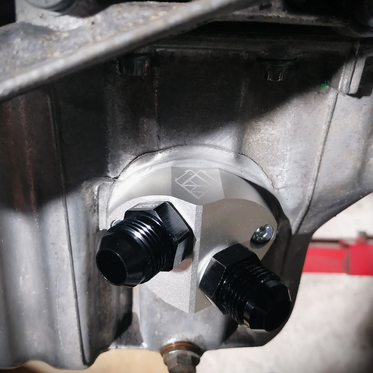 Mercedes M104 M111 OM605 Ölwanne Adapter für Ölkühlkreislauf W202