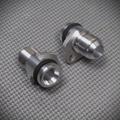 Mercedes M113 M119 OM603 Dash10 / AN10 adapter fittings for oil filter housing